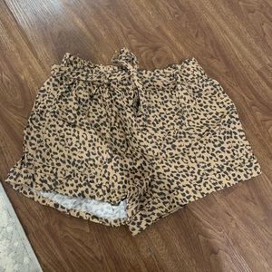 Aerie leopard print soft short